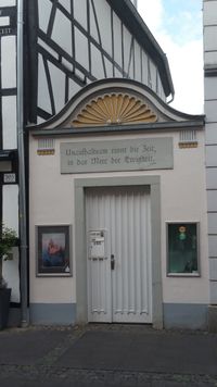 Eingang zur alten Synagoge Königswinter Hauptstr.